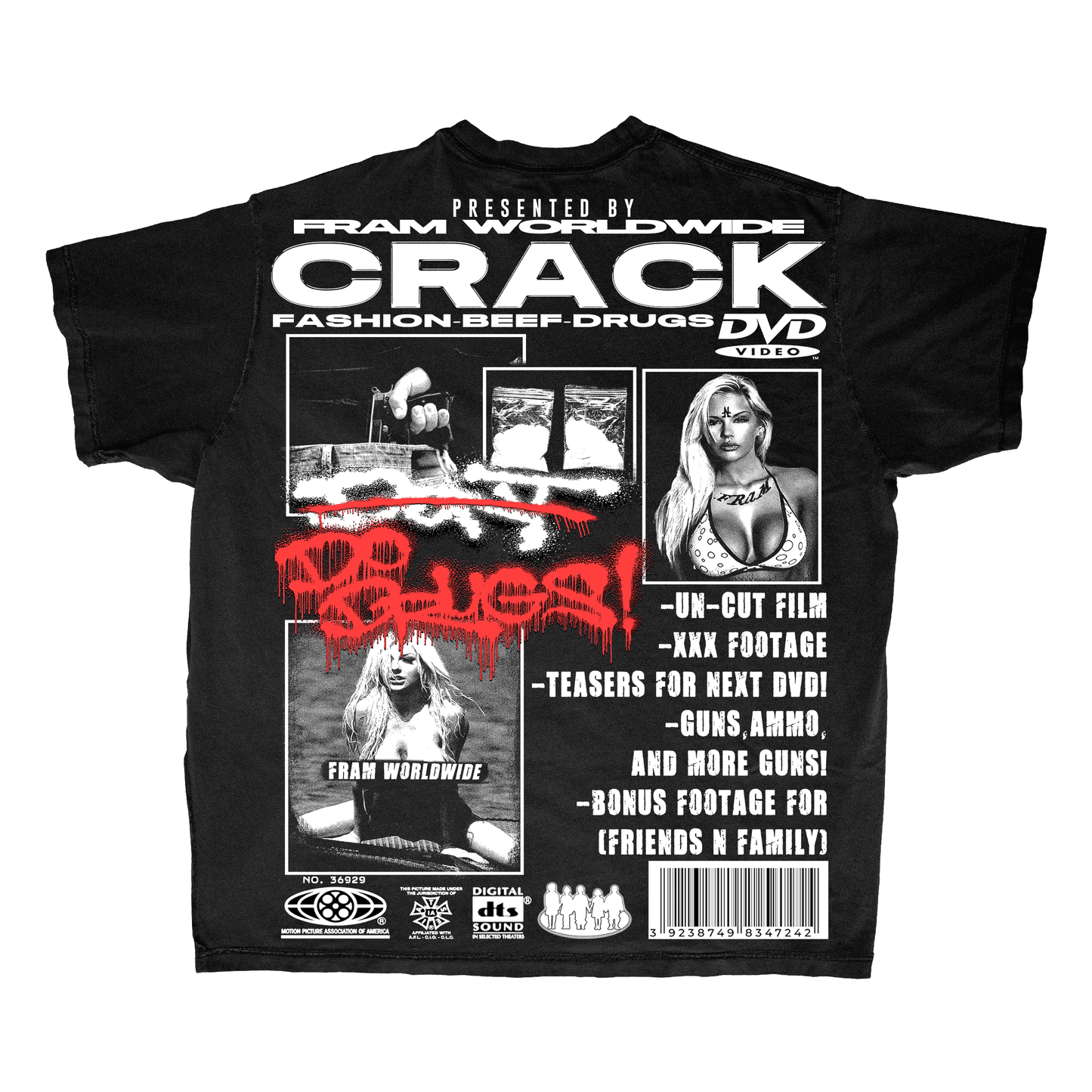 OZZY OSBOURNE CRACK DVD T SHIRT