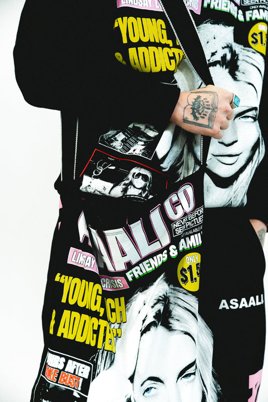 ASAALI COLLAB LINDSAY LOHAN TOTE BAG