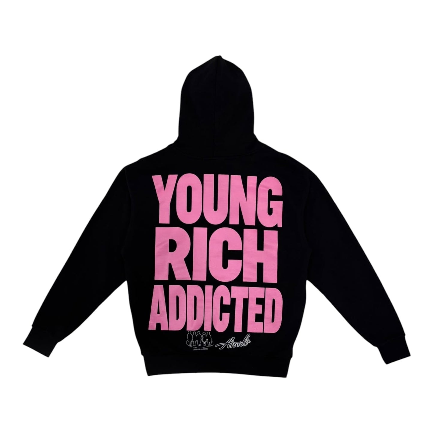 FNF X ASAALI YOUNG RICH & ADDICTED HOODIE
