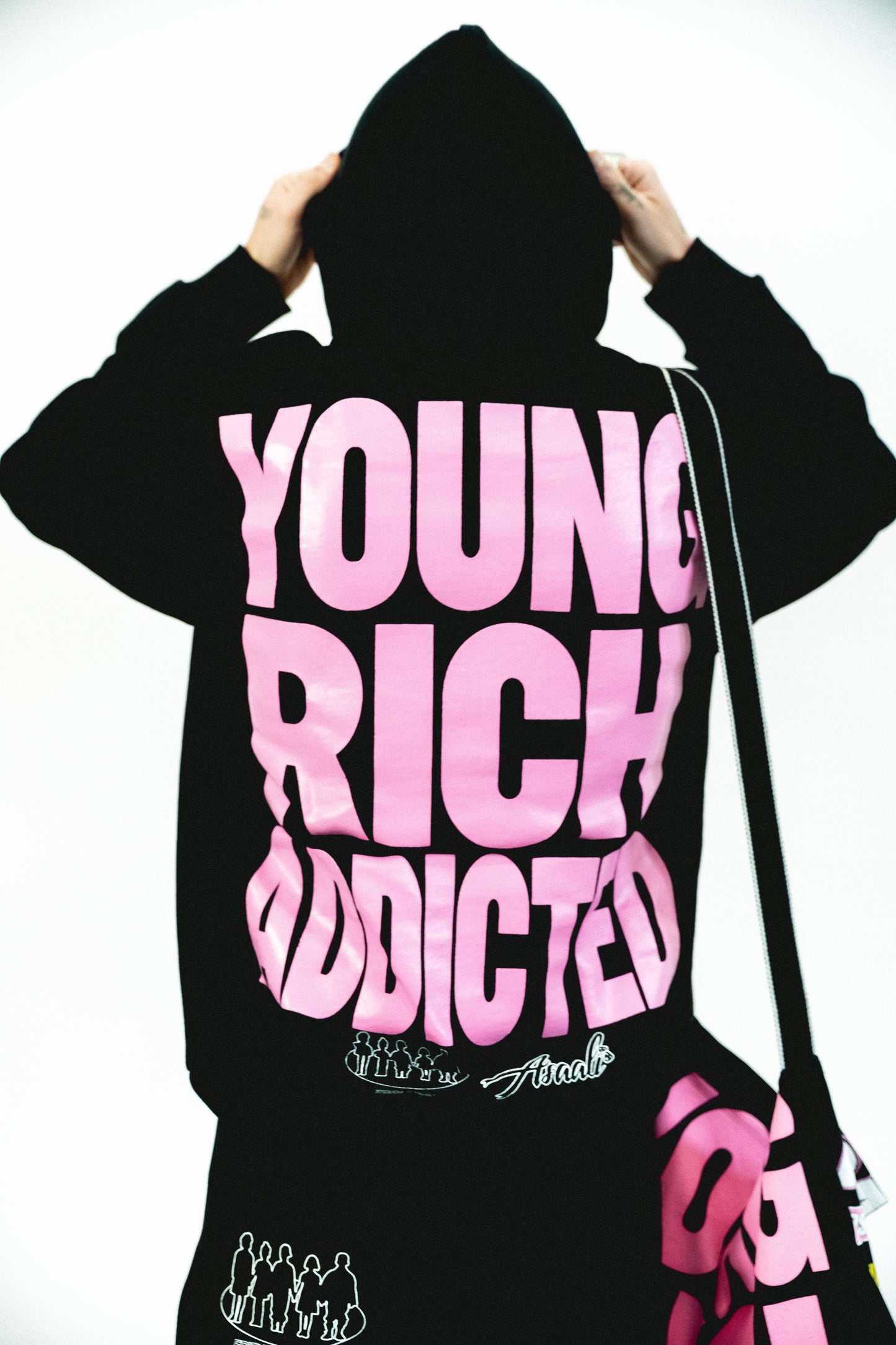 FNF X ASAALI YOUNG RICH & ADDICTED HOODIE