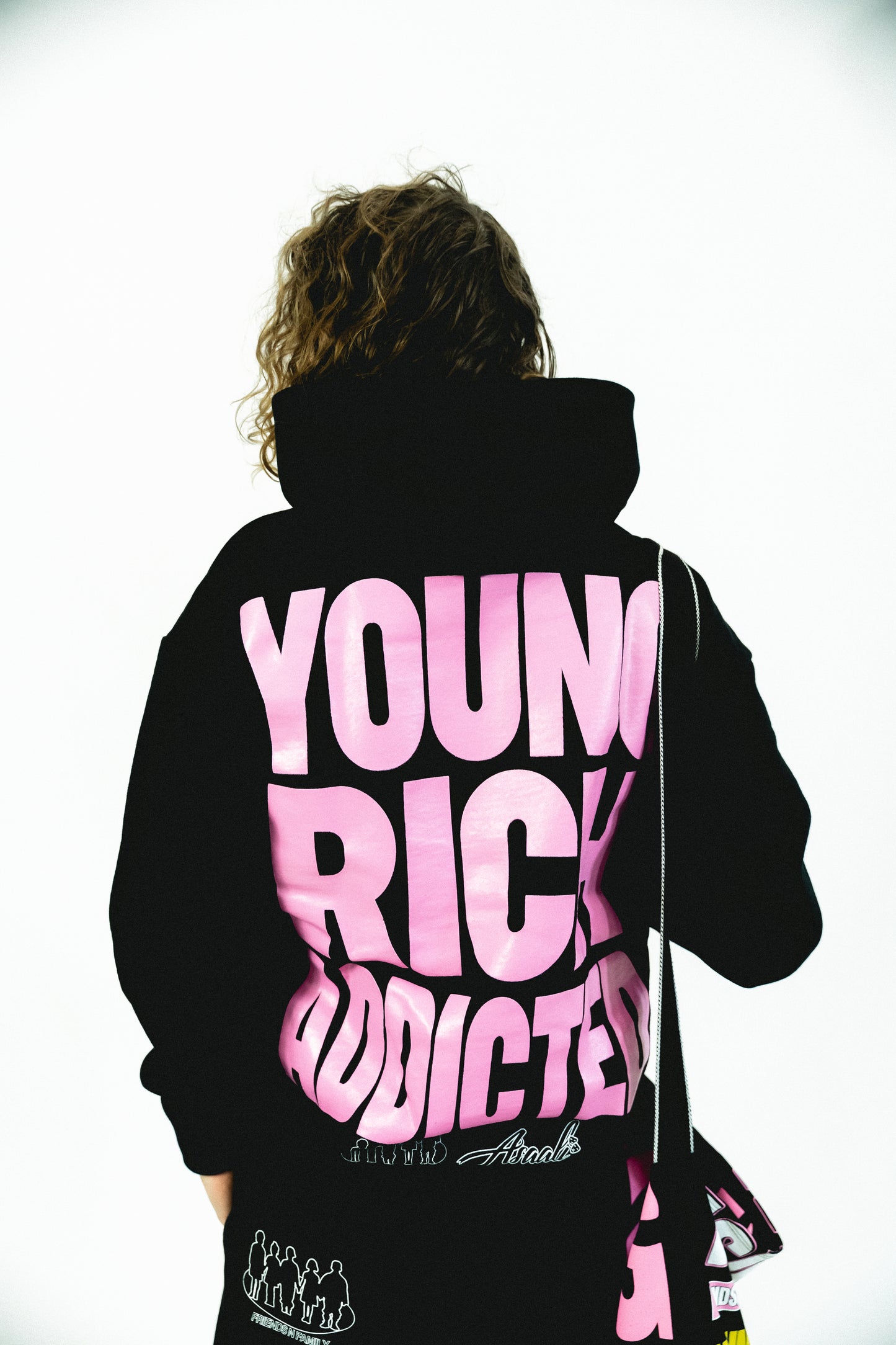 FNF X ASAALI YOUNG RICH & ADDICTED HOODIE