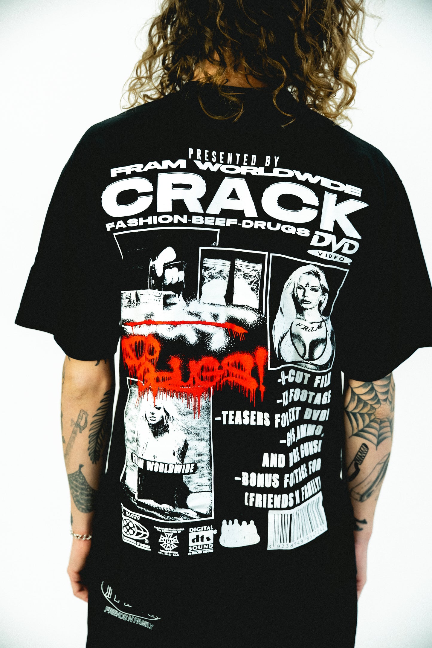 OZZY OSBOURNE CRACK DVD T SHIRT