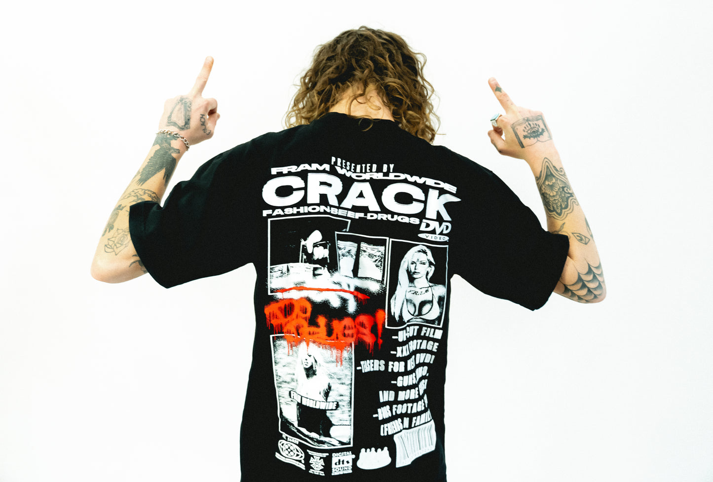 OZZY OSBOURNE CRACK DVD T SHIRT