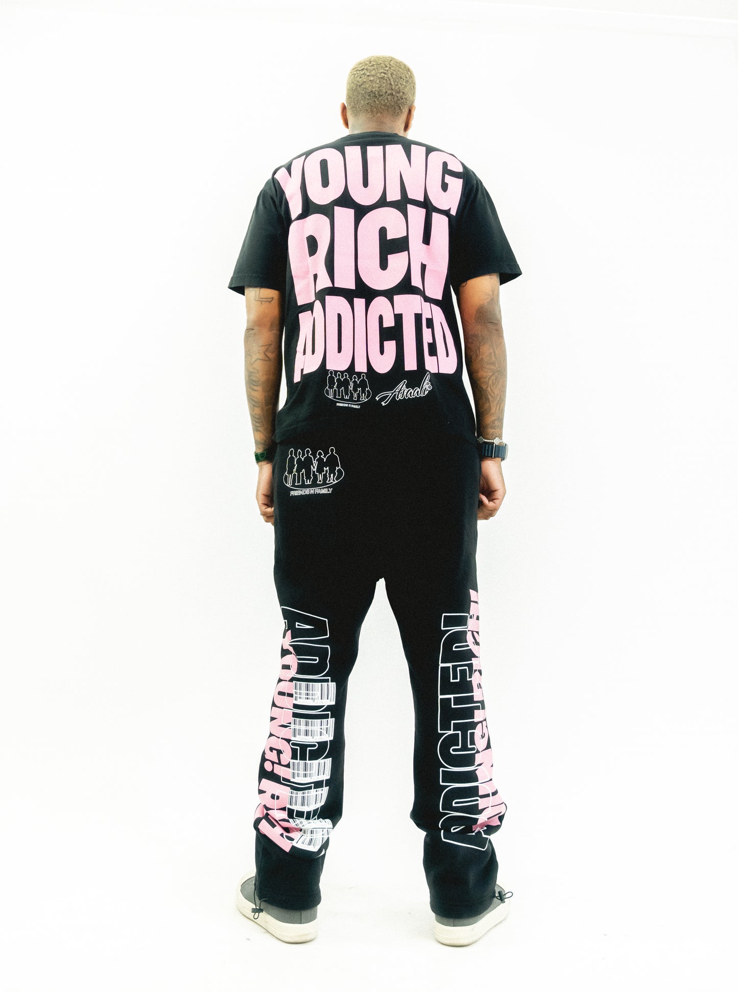 FNF X ASAALI YOUNG RICH ADDICTED SWEATPANTS